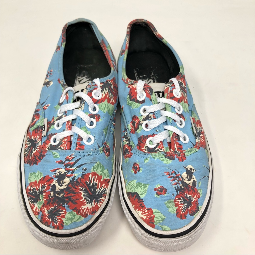 Vans x Star Wars Authentic Yoda Aloha Floral Print Sneakers Limited Edition - Picture 2 of 9
